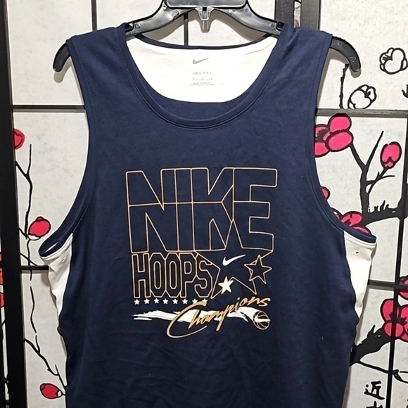 Nike Hoops Blue Tank Top Size Medium - Picture 2 of 6